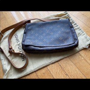 LV cross body monogram bag